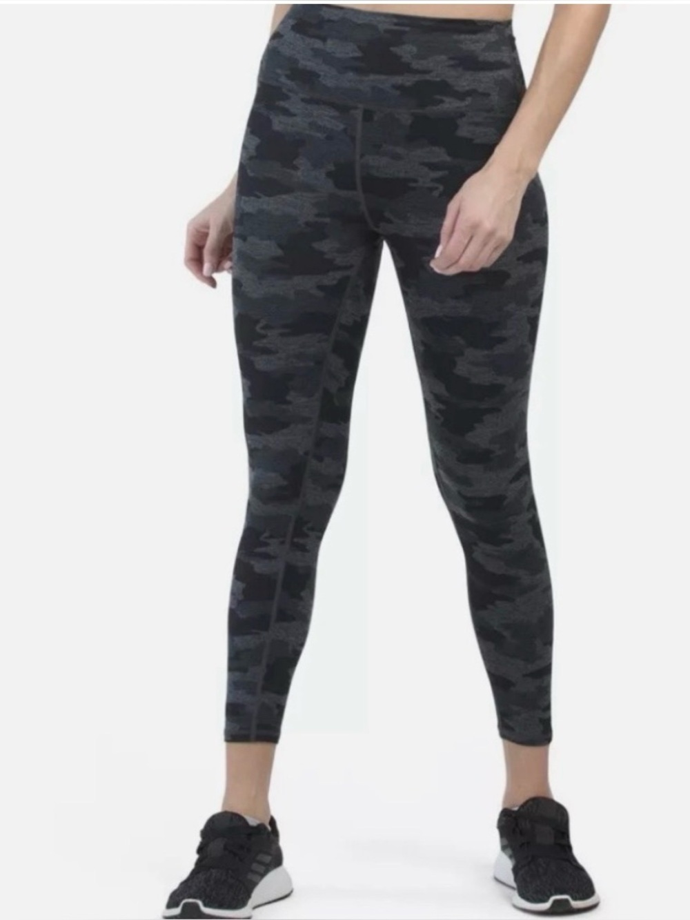 Balance Collection black gray Camo leggings size Small NWT